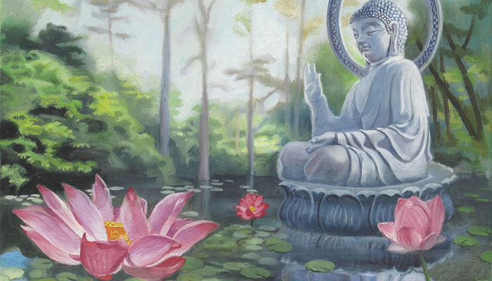 flor de loto y el budismo